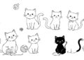 Katzen Ausmalbild