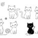Katzen Ausmalbild